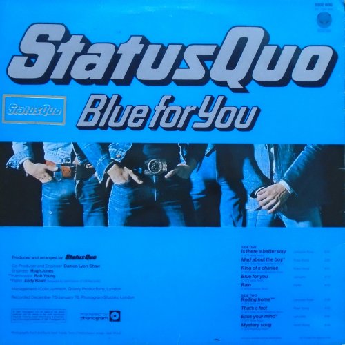 BLUE FOR YOU Later Issue - Single Sleeve Rear
