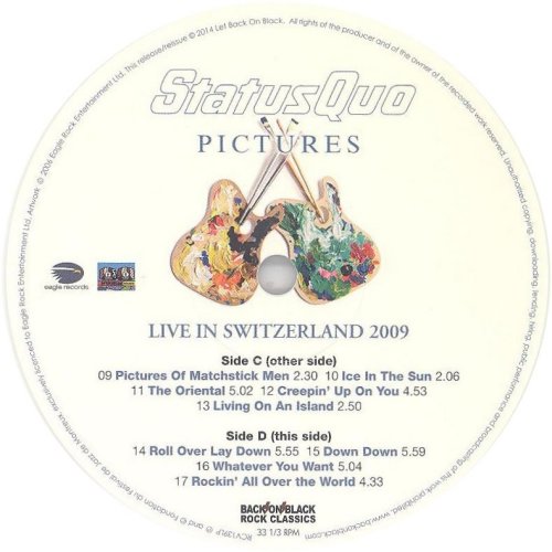 PICTURES: LIVE IN SWITZERLAND 2009 Standard label: Disc 2 Side B