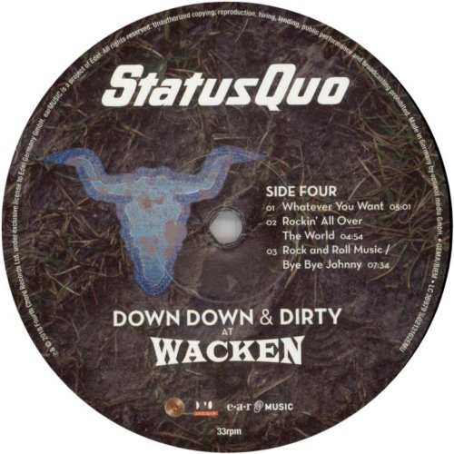 DOWN DOWN AND DIRTY AT WACKEN Label: Disc 2 Side B