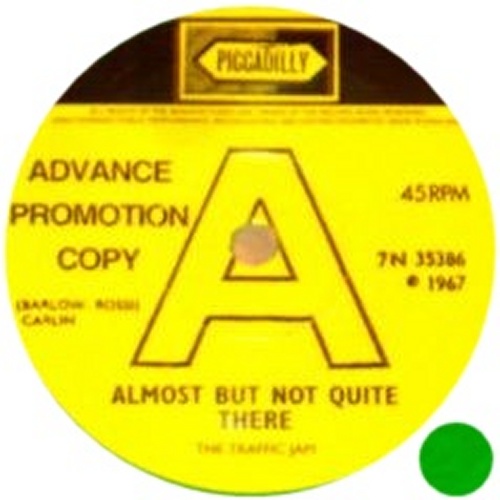 ALMOST BUT NOT QUITE THERE Bootleg: Green Vinyl - made to look like a promo Label