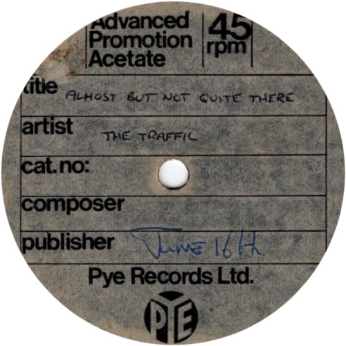 ALMOST BUT NOT QUITE THERE Acetate Label