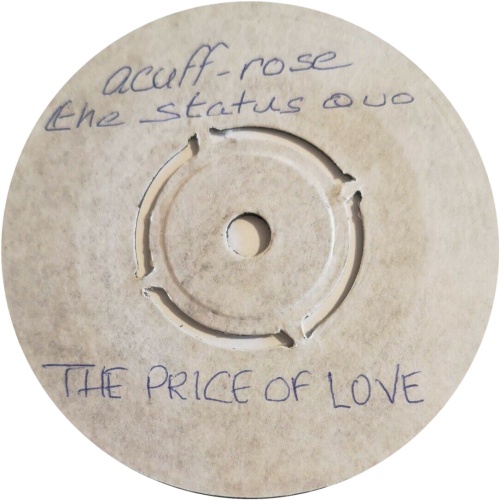 THE PRICE OF LOVE Promo 2: White label Label