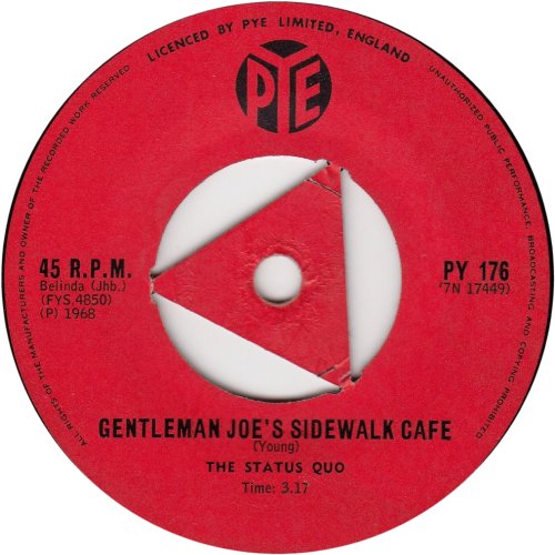 PICTURES OF MATCHSTICK MEN South Africa Label 2 Side B