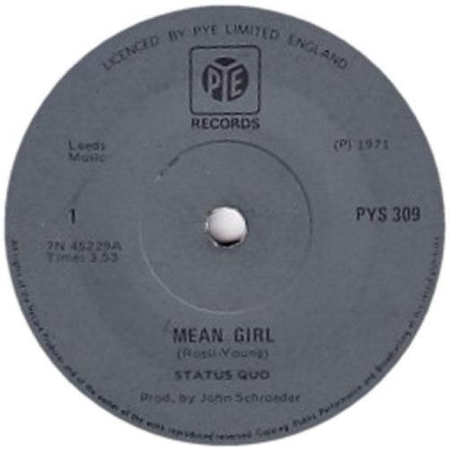 MEAN GIRL South Africa Label 2 Side A