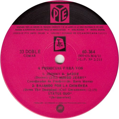 DOWN THE DUSTPIPE (EP) Standard Issue Side A