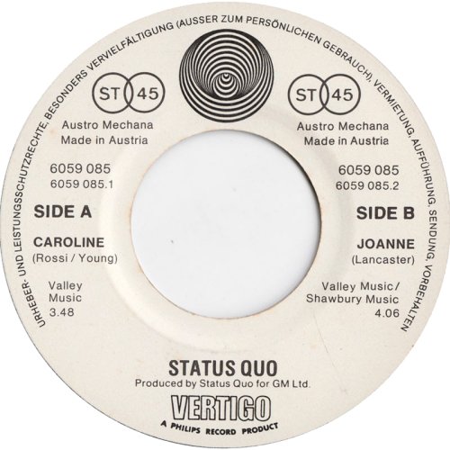 CAROLINE Label Side A