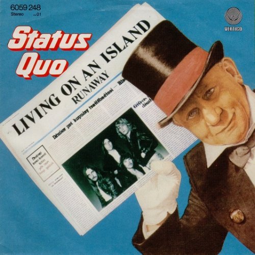 LIVING ON AN ISLAND Picture Sleeve Front