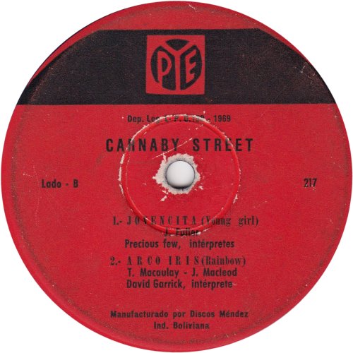 CARNABY STREET E.P. (PICTURES OF MATCHSTICK MEN) 3rd Issue Label Side B