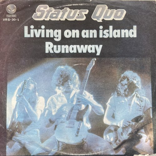 LIVING ON AN ISLAND Picture Sleeve Front