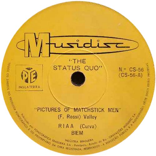 PICTURES OF MATCHSTICK MEN Yellow Label v2 Side A