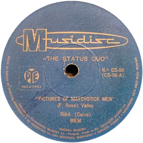 PICTURES OF MATCHSTICK MEN Blue Label Side A