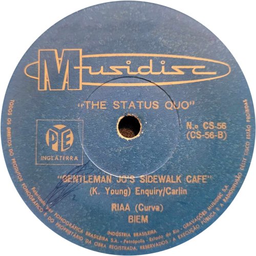 PICTURES OF MATCHSTICK MEN Blue Label Side B