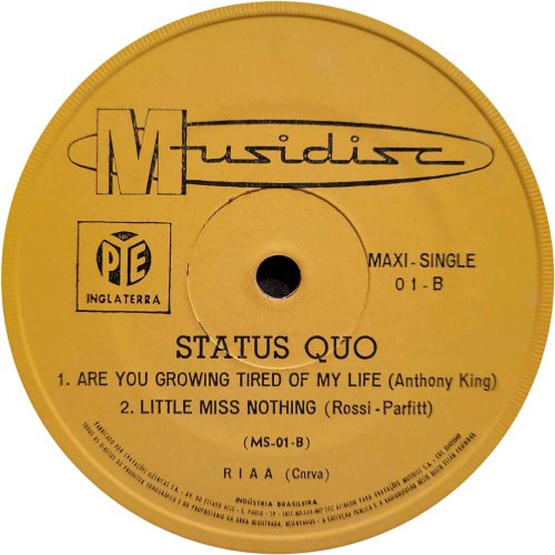 DOWN THE DUSTPIPE (EP) Yellow Label v2 Side B