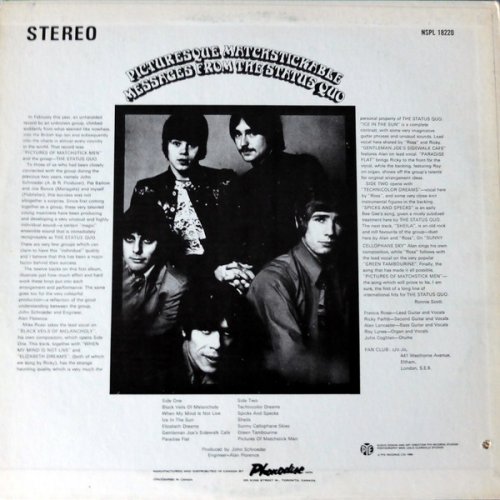 PICTURESQUE MATCHSTICKABLE MESSAGES ... Standard Sleeve Rear