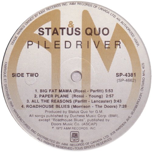 PILEDRIVER Cream Label v2 Side B