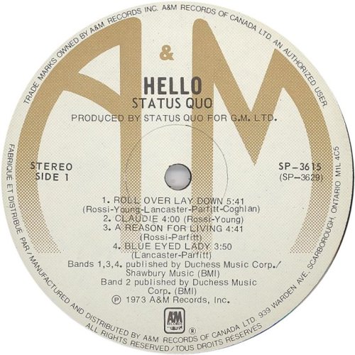 HELLO! Cream Label v1 Side A