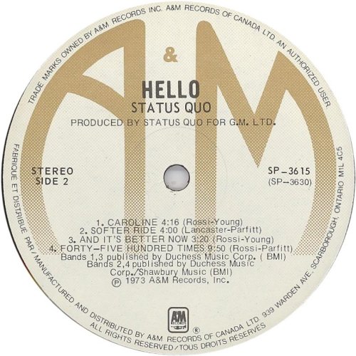 HELLO! Cream Label v1 Side B