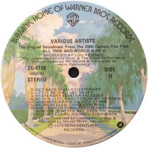 ALL THIS AND WORLD WAR II Disc 1 Side B