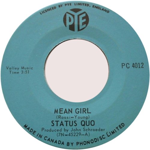 MEAN GIRL Standard Label Side A