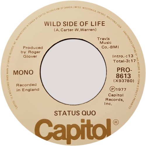 WILD SIDE OF LIFE Promo Side A