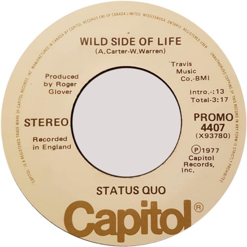 WILD SIDE OF LIFE Promo Side B