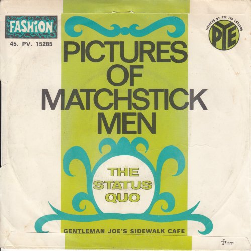 PICTURES OF MATCHSTICK MEN Picture Sleeve Rear