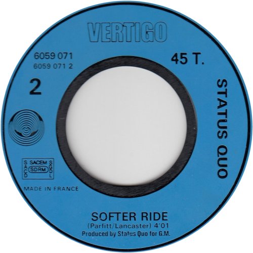 PAPER PLANE Blue Injection Label Side B