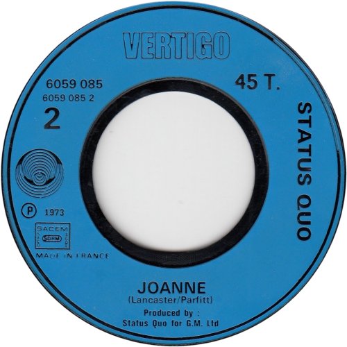 CAROLINE Blue Injection Label Side B