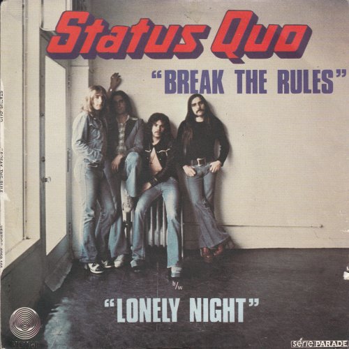 BREAK THE RULES Picture Sleeve Front