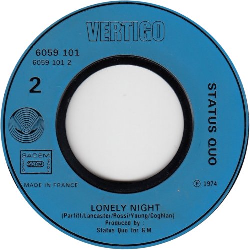 BREAK THE RULES Blue Injection Label Side B