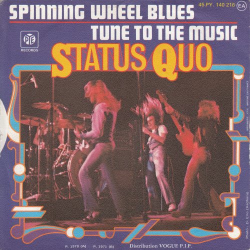 SPINNING WHEEL BLUES Picture Sleeve Rear