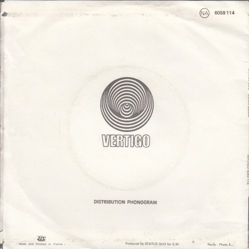DOWN DOWN Picture Sleeve Rear