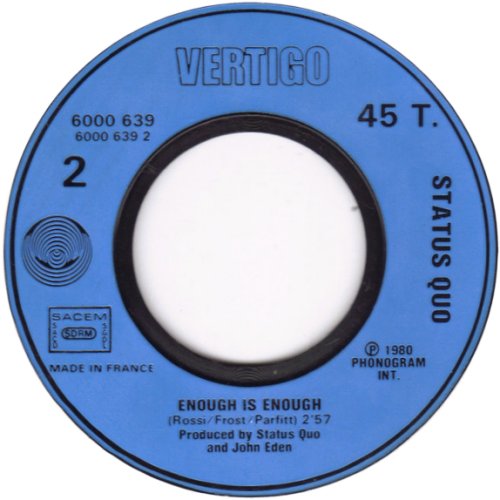 SOMETHING 'BOUT YOU BABY I LIKE Blue Injection Label Side B