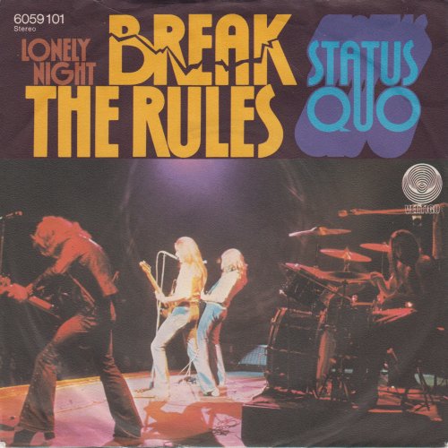 BREAK THE RULES Picture Sleeve Front