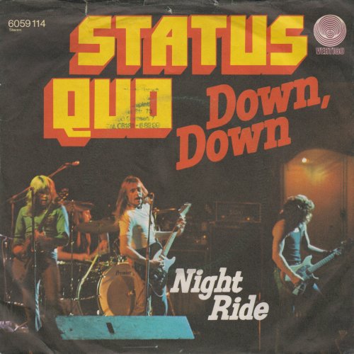 DOWN DOWN Picture Sleeve 2 Front