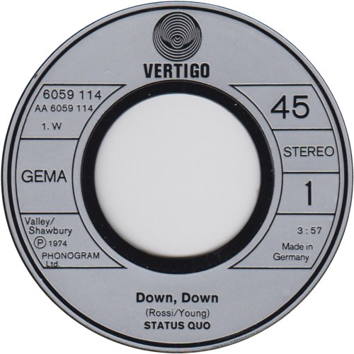 DOWN DOWN Label Side A