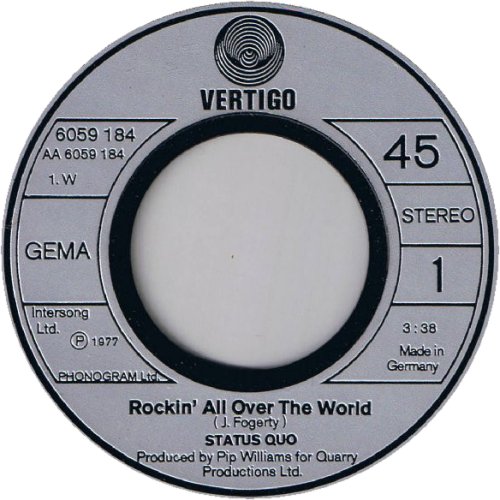 ROCKIN' ALL OVER THE WORLD Label 2 Side A