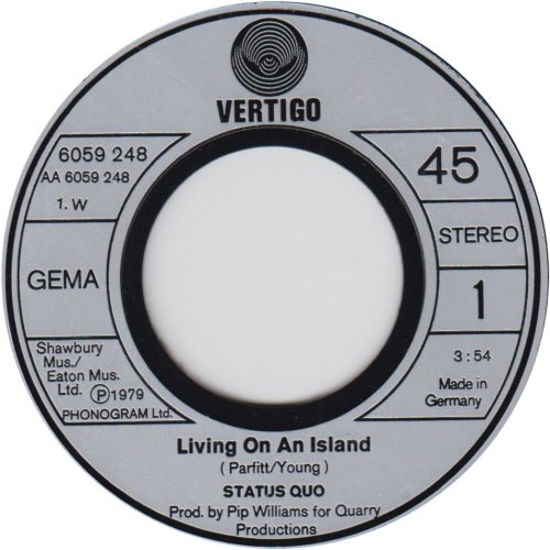 LIVING ON AN ISLAND Label Side A