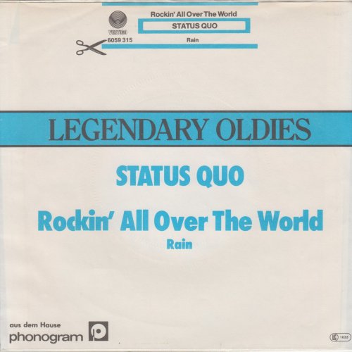 ROCKIN' ALL OVER THE WORLD (REISSUE) Picture Sleeve Rear