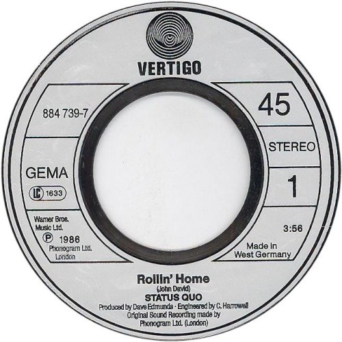 ROLLIN' HOME Label Side A