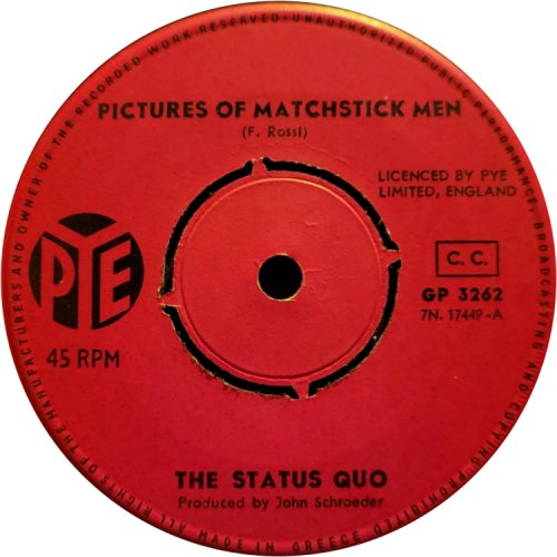 PICTURES OF MATCHSTICK MEN Push-out Centre Side A