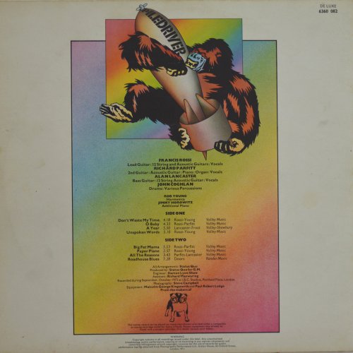 PILEDRIVER Standard Gatefold Sleeve Rear