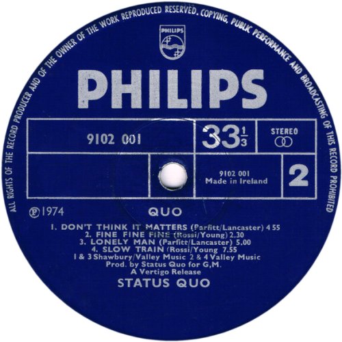 QUO Label 2 Side B