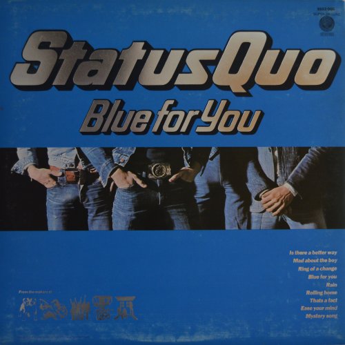 BLUE FOR YOU Gatefold Sleeve Rear