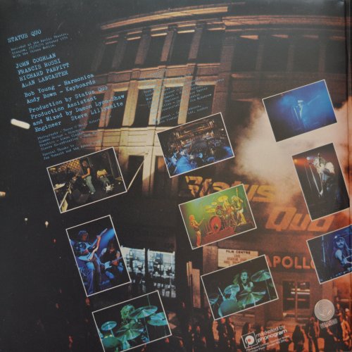 LIVE Standard Gatefold Sleeve Inner