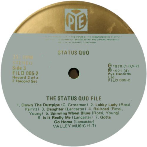 THE FILE SERIES Bliue Label - Disc 2 Side A