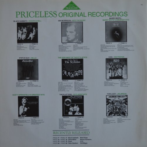 ROCKIN' ALL OVER THE WORLD  (REISSUE) Inner Sleeve Side A