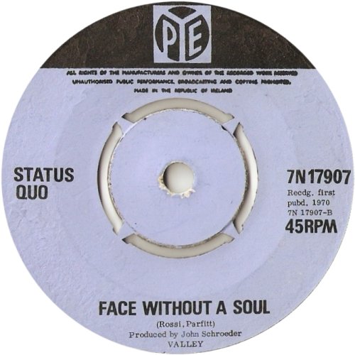 DOWN THE DUSTPIPE Label 2 Side B