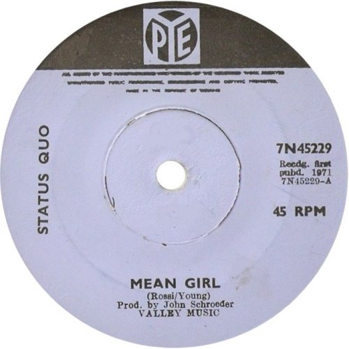 MEAN GIRL Label 2 Side A
