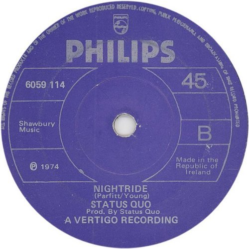 DOWN DOWN 1st issue - Misprinted label Side B
